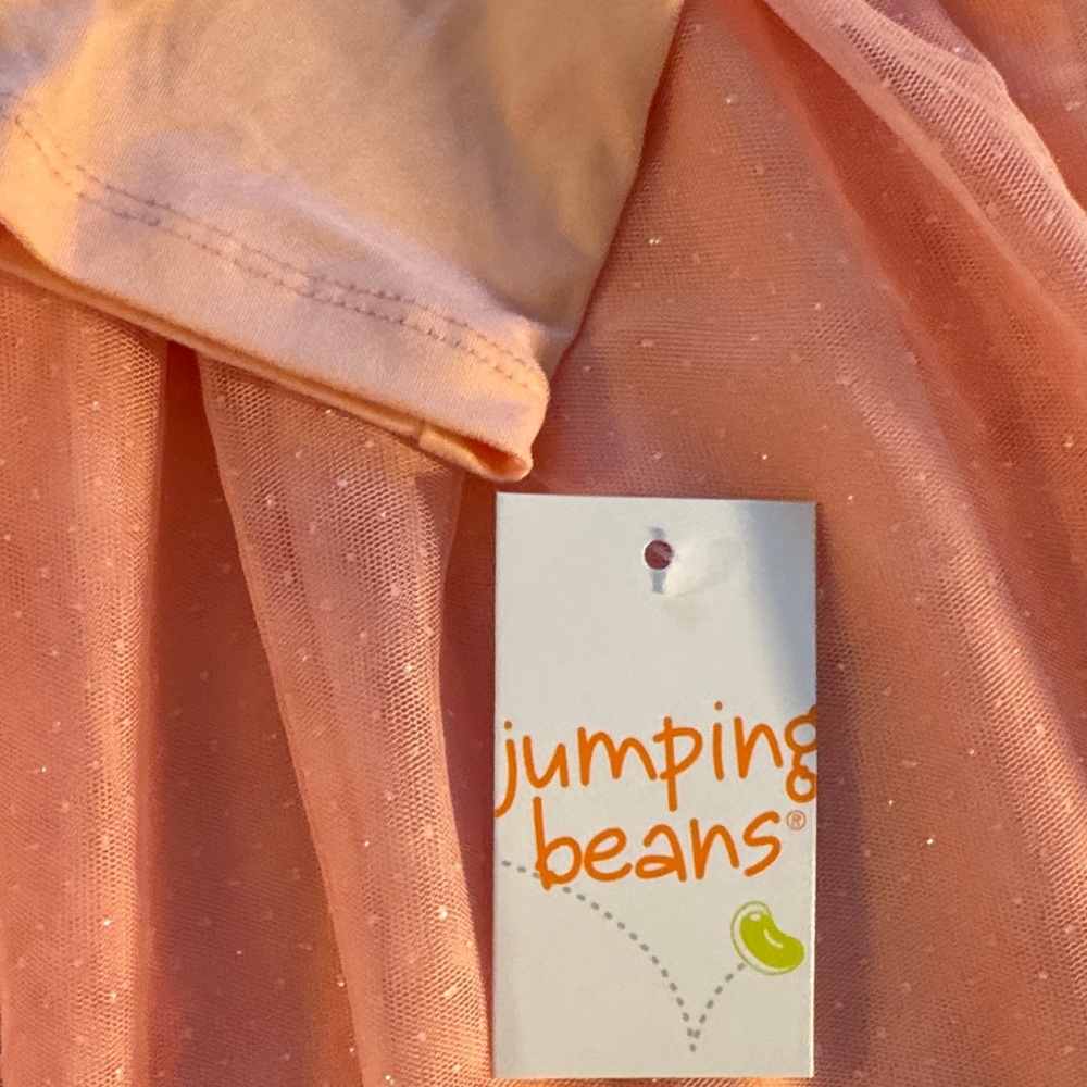 Jumping Beans Peach Moana Kids Dress - Picture 5 of 12